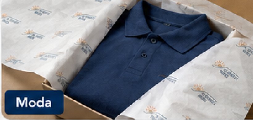Papel de seda personalizado para moda