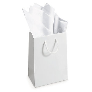 Sacola papel branco